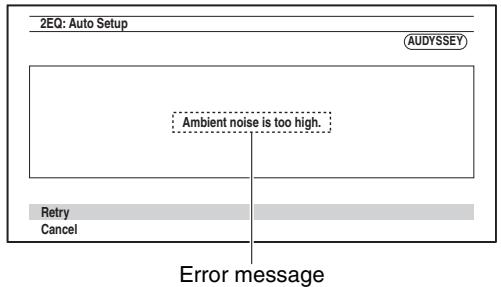 ONKYO TXNR616 - Error Messages - 1