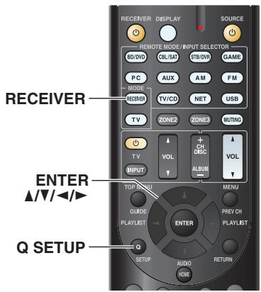 ONKYO TXNR616 - Using the Quick Setup - 1