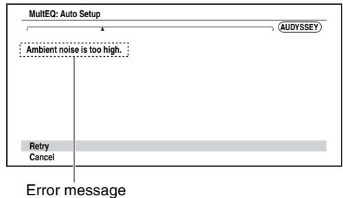 ONKYO TX-NR626 - Error Messages - 1