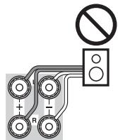 ONKYO TX-NR626 - Speaker Connection Precautions - 4