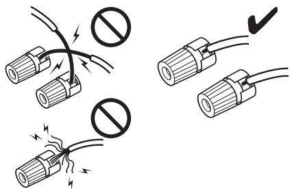 ONKYO TXNR717 - Speaker Connection Precautions - 1