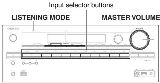 ONKYO TXNR717 - Playing the Connected Component - 2