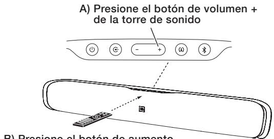 JBL CINEMA SB200 - INFORMACION SOBRE LOS COMANDOS DE VOLUMEN Y SILENCIO DEL TELEVISOR - 3
