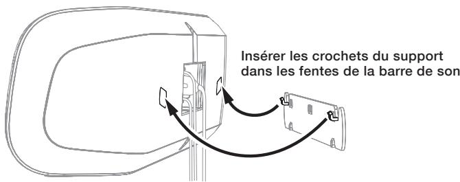 JBL CINEMA SB200 - IMPORTANT : à cette étape, vous ne devez PAS brancher le cable d'alimentation de la barre de son à la prise secteur. - 1