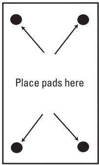 JBL ES150P - INSTALLING FEET - 1