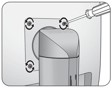 BENQ BL2201PT - Remove the monitor stand. - 1