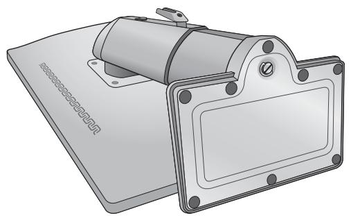 BENQ BL2201PT - Attach the monitor base. - 3