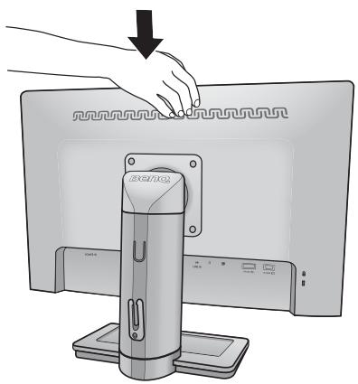BENQ BL2201PT - Adjusting the monitor stand height - 4