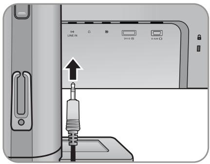 BENQ BL2201PT - Route the cables via the cable clip. - 2