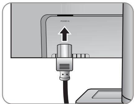 BENQ BL2201PT - Route the cables via the cable clip. - 4
