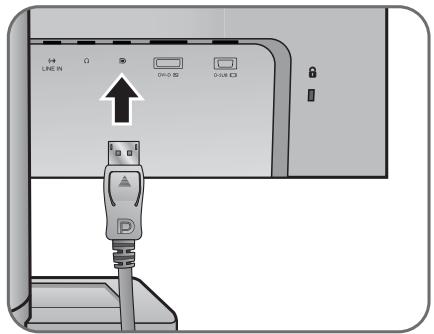 BENQ BL2201PT - Route the cables via the cable clip. - 1