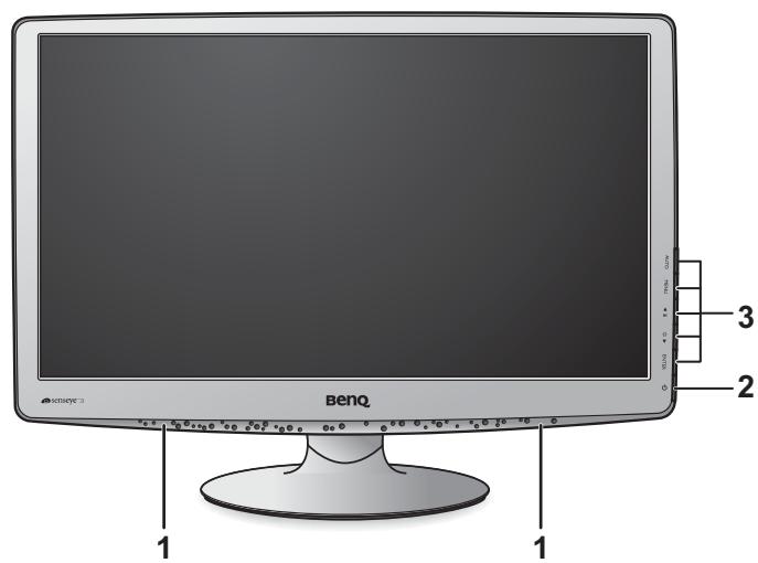 BENQ GL2450E - Vue avant - 1
