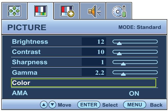 BENQ GL2450E - Menu IMAGE - 1