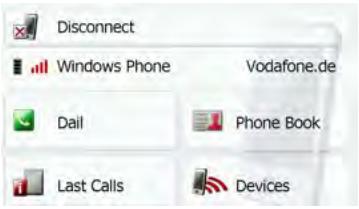 BECKER TRANSIT 5 LMU - Calling up the telephone mode (only selected models) - 1