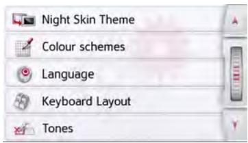 BECKER TRANSIT 5 LMU - The system settings menu - 2