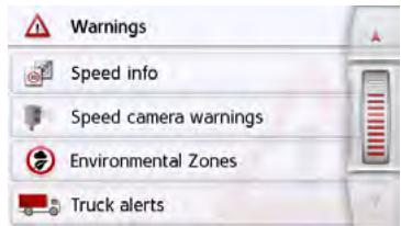 BECKER TRANSIT 5 LMU - TheWarnings button - 3