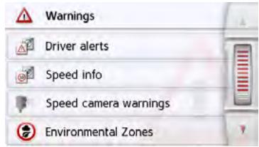 BECKER TRANSIT 5 LMU - TheWarnings button - 2