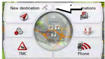 BECKER TRANSIT 5 LMU - The New destination menu - 1