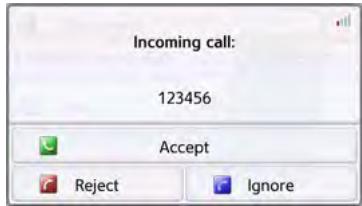 BECKER TRANSIT 5 LMU - Accepting a call - 1