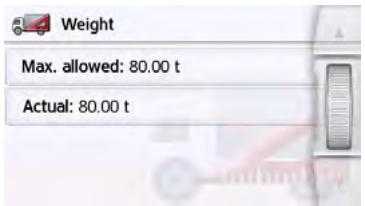 BECKER TRANSIT 5 LMU - Setting weight - 1