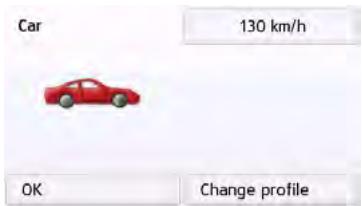 BECKER TRANSIT 5 LMU - Selecting the vehicle profile (depending on model) - 2