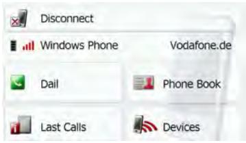 BECKER TRANSIT 5 LMU - Telephone menu (only selected models) - 1