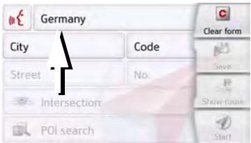 BECKER TRANSIT 5 LMU - Selecting a country - 1