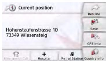 BECKER TRANSIT 5 LMU - Displaying current position (Where am I?) - 2