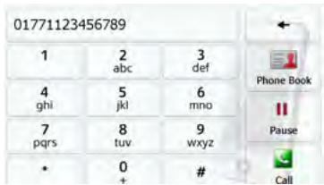 BECKER TRANSIT 5 LMU - Dialing a number - 1