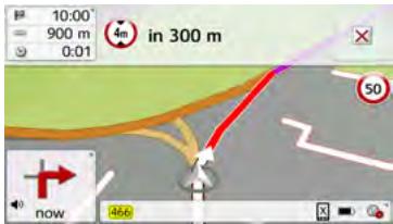 BECKER TRANSIT 5 LMU - Warnings with planned route - 1