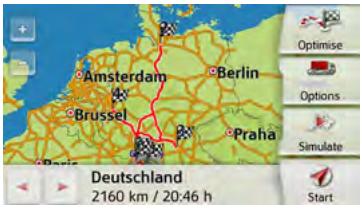 BECKER TRANSIT 5 LMU - Optimising a route - 1