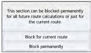 BECKER TRANSIT 5 LMU - Blocking route sections/roads - 1