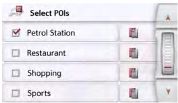 BECKER TRANSIT 5 LMU - Select POI categories - 2