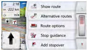 BECKER TRANSIT 5 LMU - Map display options - 2