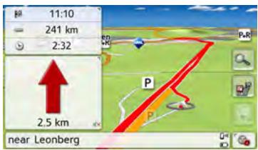 BECKER TRANSIT 5 LMU - The Map view button - 6