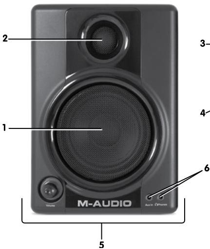M-AUDIO STUDIOPHILE AV 30 - 3 - 1