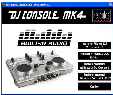 HERCULES DJ CONTROL AIR - Installation sous windows XP - 5