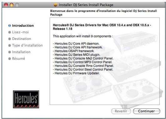 HERCULES DJ CONTROL AIR - Installation sur mac - 1