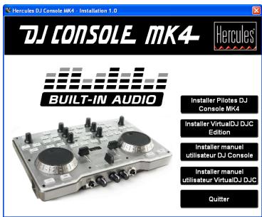 HERCULES DJ CONTROL AIR - Installation sous windows 7 / vista - 7