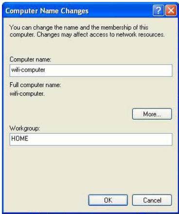 HERCULES EPLUG 200 DUO - Windows XP: Modifying a workgroup name (advanced users) - 2