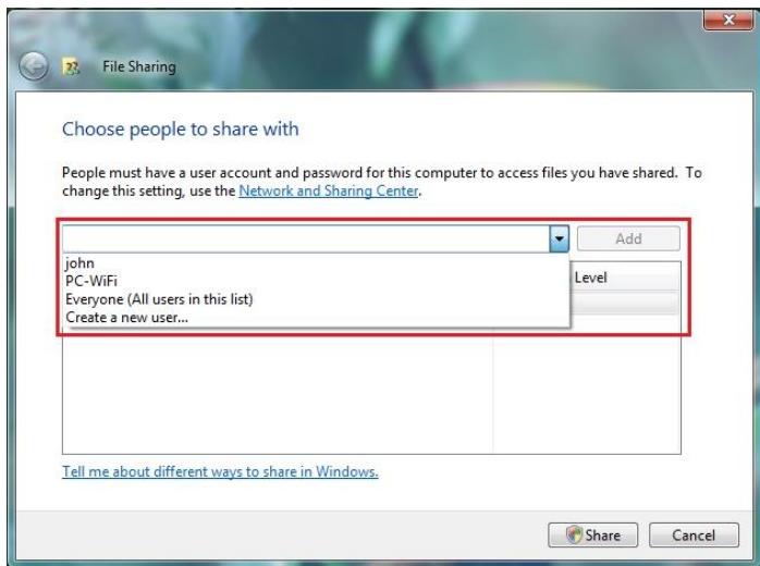 HERCULES EPLUG 200 DUO - Windows Vista: Sharing public or personal folders - 2