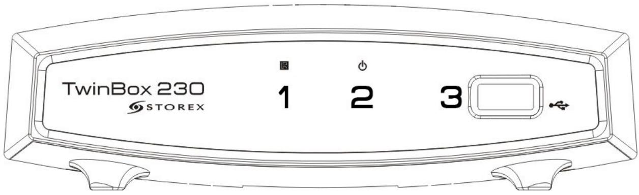STOREX TWINBOX 230 - FACE avant - 1