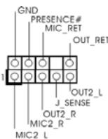 ASROCK G31M-GS - Connecteur audio panneau avant - 1