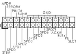 ASROCK G31M-GS - Embase de port d'impression - 1