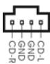 ASROCK G31M-GS - Connecteurs audio internes - 1