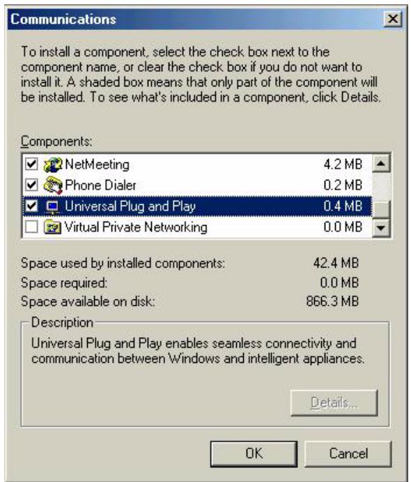 ZYXEL PRESTIGE 661H - Installing UPnP in Windows Me - 2