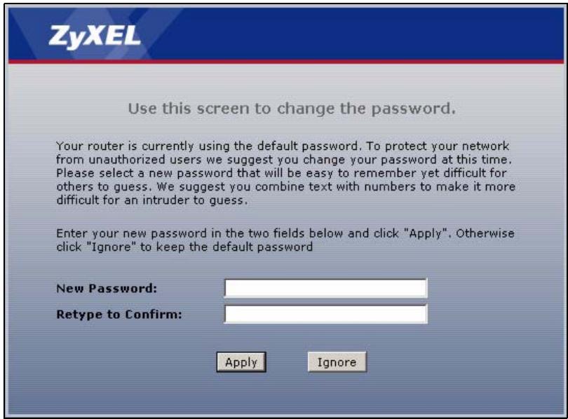 ZYXEL PRESTIGE 661H - Accessing the Web Configurator - 2