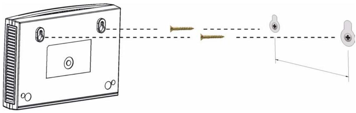 ZYXEL PRESTIGE 661H - Wall-mounting Instructions - 1