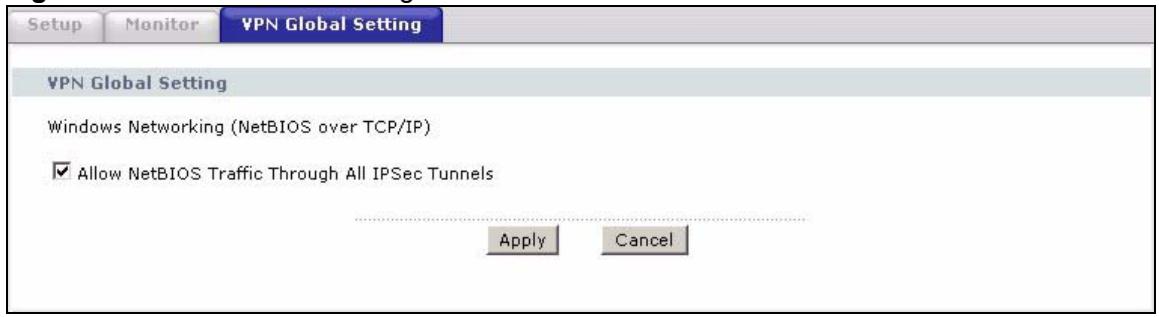 ZYXEL PRESTIGE 661H - Configuring Global Setting - 1