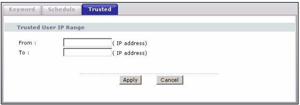 ZYXEL PRESTIGE 661H - Configuring Trusted Computers - 1